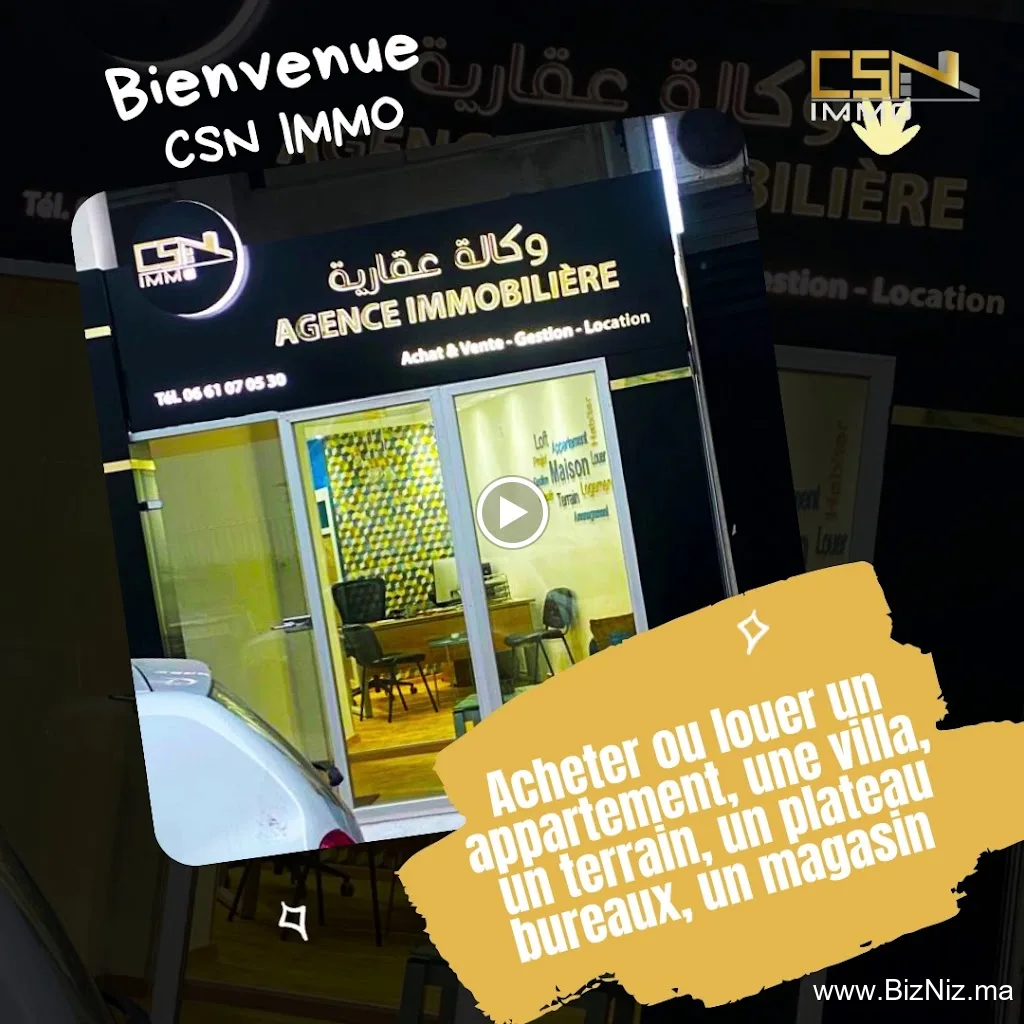 Agence immobiliére CSN IMMO