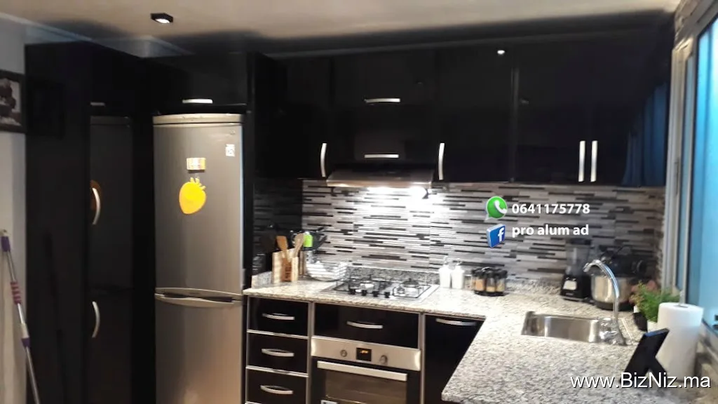 Menuiserie aluminium adil Bouznika cuisine aluminium proalumad
