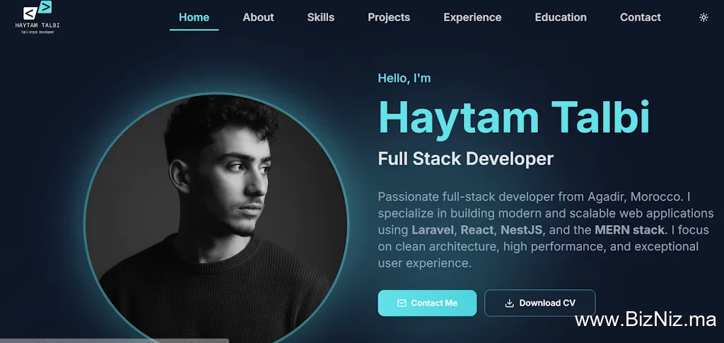 Haytam Talbi-Web Developer