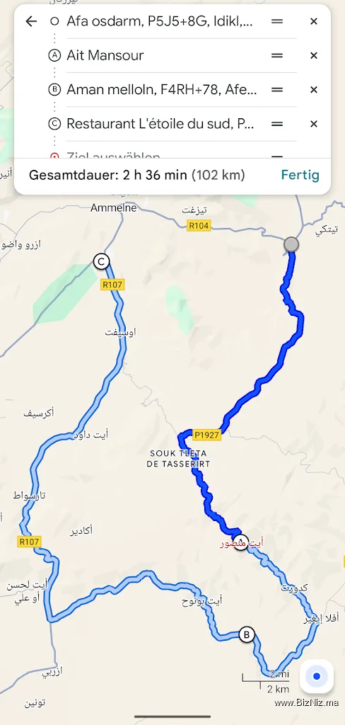 Les Gorges d'Ait Mansour