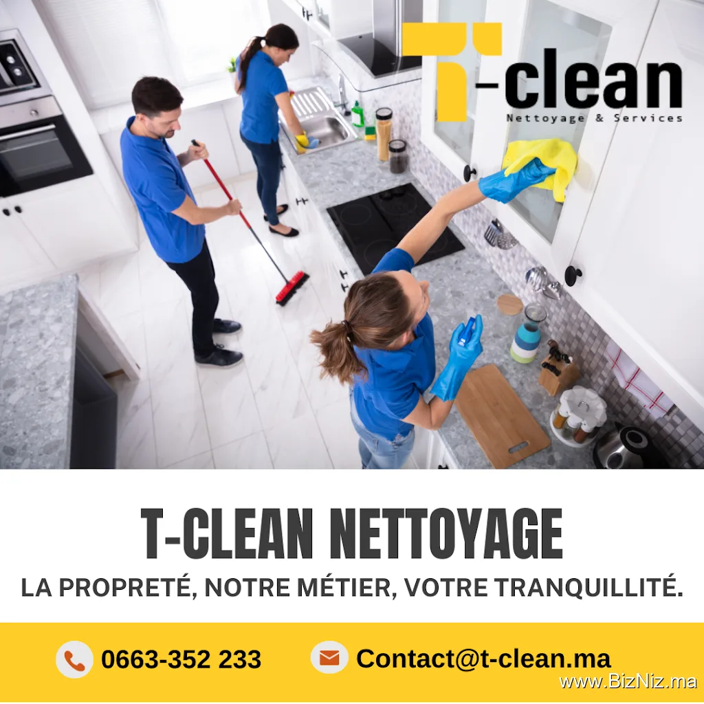 T-Clean Service - Société de Nettoyage et Jardinage à Tanger