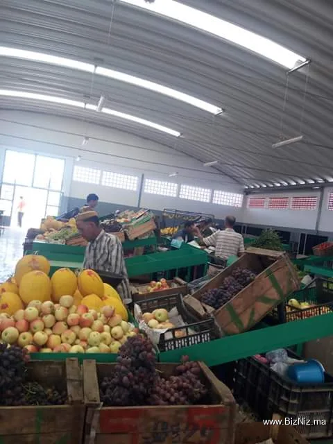 Marché de fruits et legumes