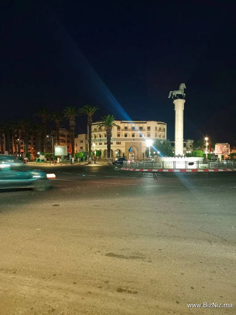 Settat horse roundabout