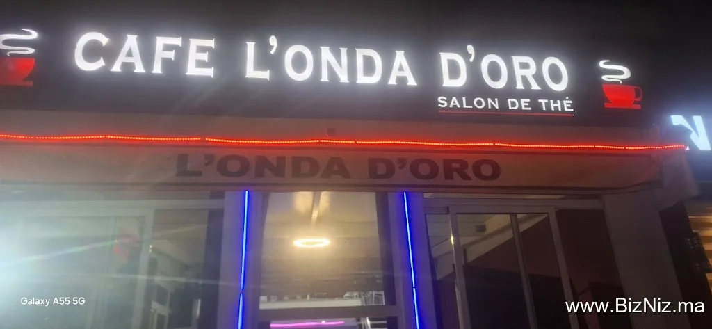 L'onda d'oro, salle de thé