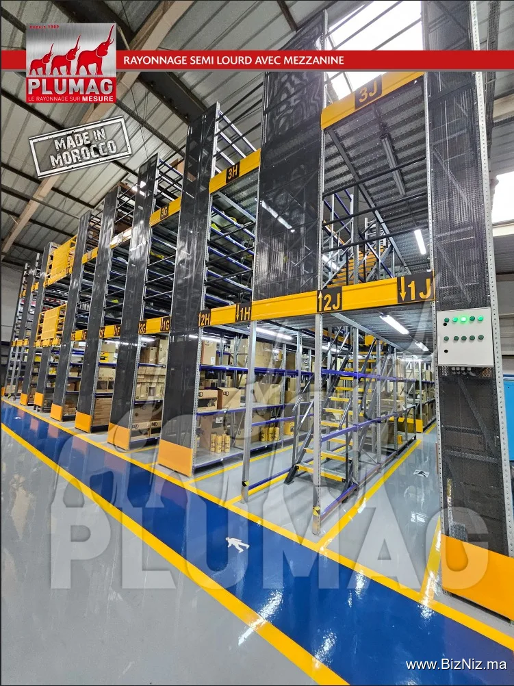 Plumag Rayonnage sur mesure au Maroc